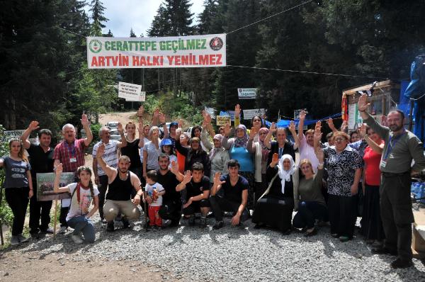 Cerattepe’de madene karşı nöbet tutanlara kütükle yol kesme soruşturması