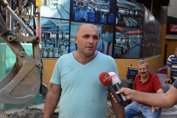 Okmeydanı’nda iş makinesine molotofkokteyli attılar