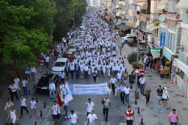 Silivri Yoğurt Festivali'nde beyaz kortej
