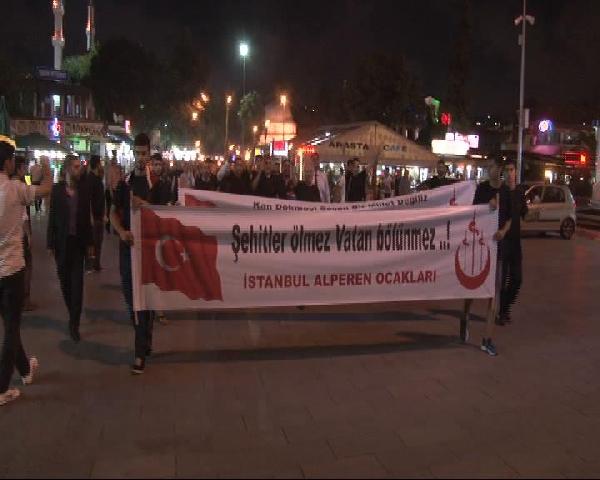 Alperen Ocakları'ndan teröre tepki yürüyüşü