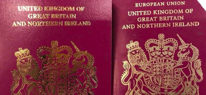 İngiliz pasaportlarında AB ibaresi kaldırıldı