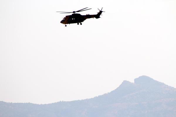Şırnak'ta helikoptere roketatarlı saldırı: 1 yaralı