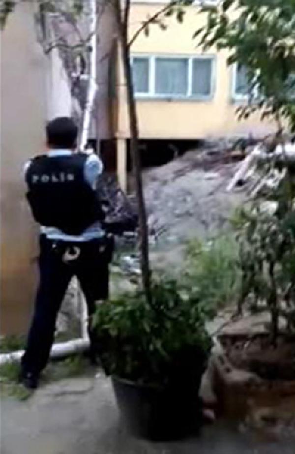 Polisin kadın teröristle burun buruna geldiği an