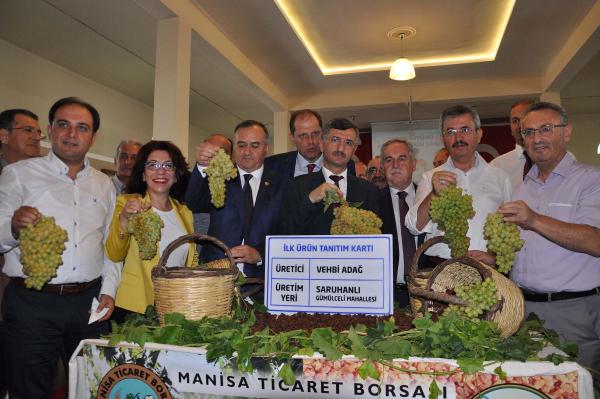 Manisa'da sezonun ilk kuru üzümü Borsa'da