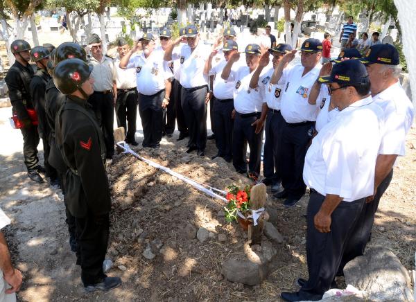Bodrum'da Kıbrıs gazisine son görev
