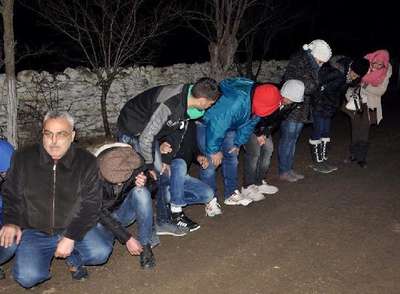 Edirne'de 28 kaçak yakaladı