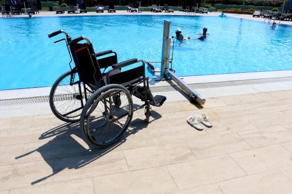 Bu tesiste sadece engelliler tatil yapabiliyor