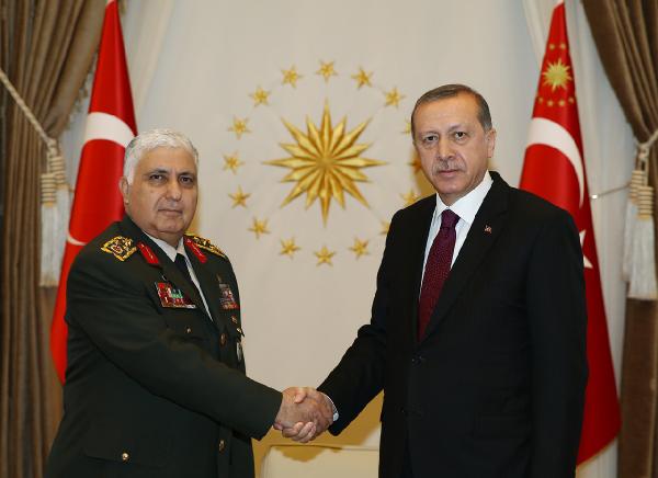 Necdet Özel'den Cumhurbaşkanı Erdoğan'a veda ziyareti