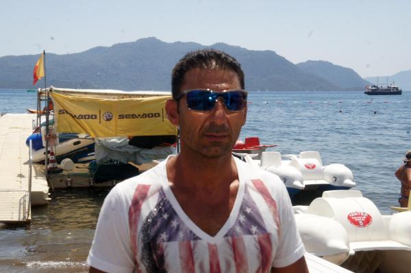 Jet ski ile gulete çarpan baba-kız yaralandı