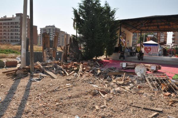 Düğün sahipleri kamulaştırılan tesisi, yıktırmadı
