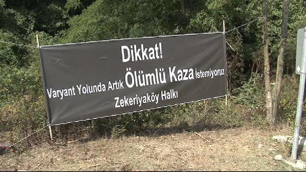 Dün kaza bugün eylem: Bu yolda artık kaza istemiyoruz