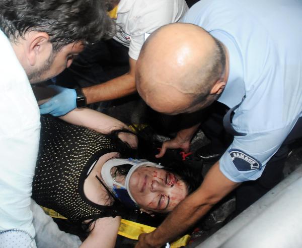 Samsun'da trafik kazası: 4'ü polis, 6 yaralı