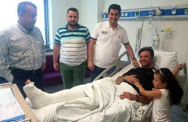 İhracatçı Başkan ATV ile kaza yaptı
