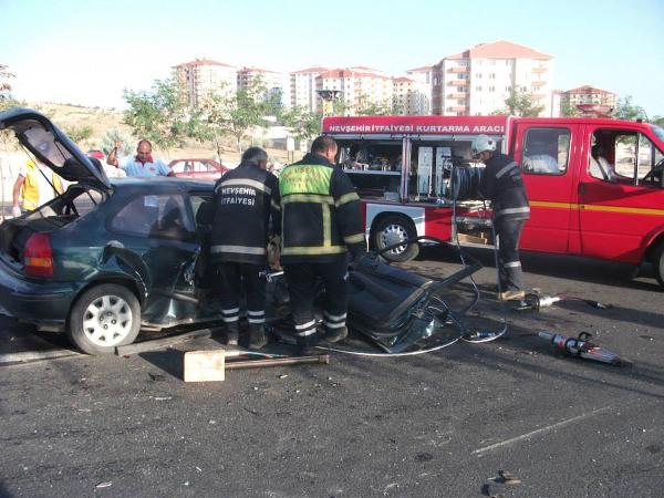 Nevşehir’de kaza: 1 ölü, 2 yaralı