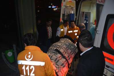 Ülkücüleri taşıyan midibüs kaza yaptı: 7 yaralı