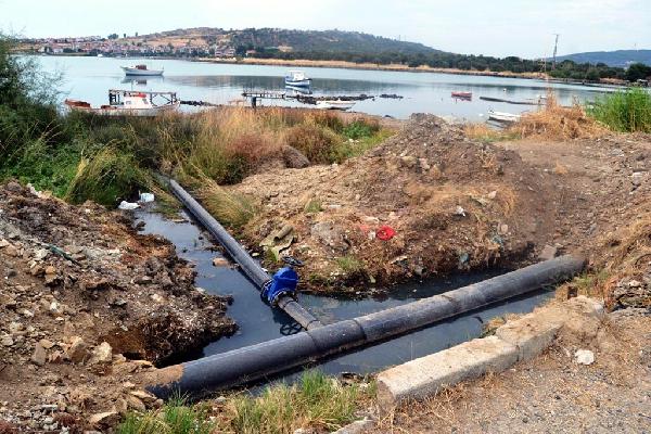 Cunda'nın kanalizasyon atıkları denize akıtılıyor