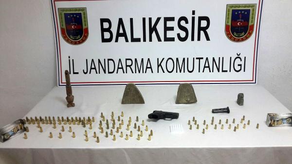 Bandırma'da 1 milyon dolar değerinde tarihi eser ele geçirildi