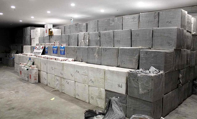 627 bin 500 paket kaçak sigara ele geçirildi