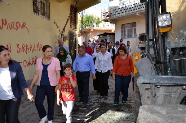 Barış Bloku Silvan'da incelemelerde bulundu
