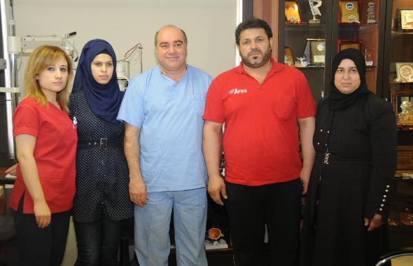 Suriyeli sığınmacı genç kızın göz ameliyatı yapıldı