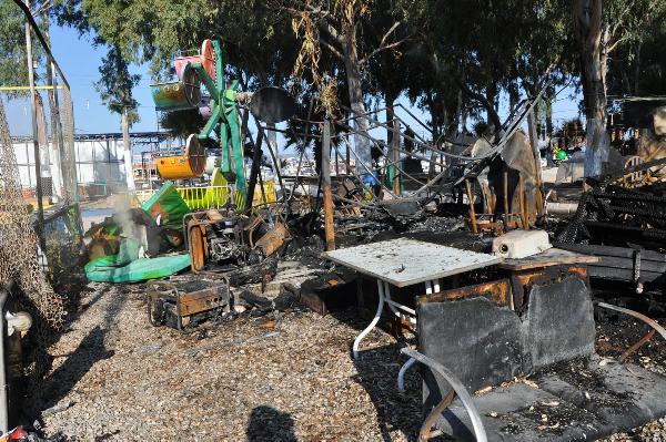 Didim'deki lunapark harabeye döndü