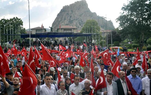 Afyonkarahisar terörü lanetlemek için yürüdü