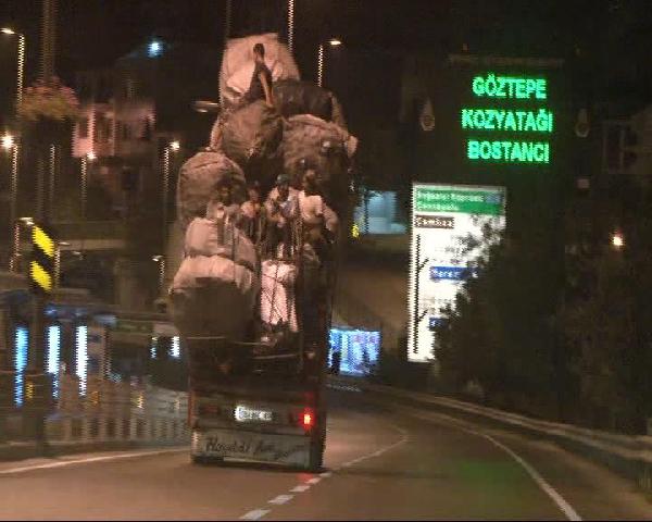 TEM Otoyolunda 'Ölümüne' yolculuk