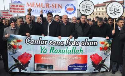 Sivas'ta Cumhuriyet Gazetesi protestosu