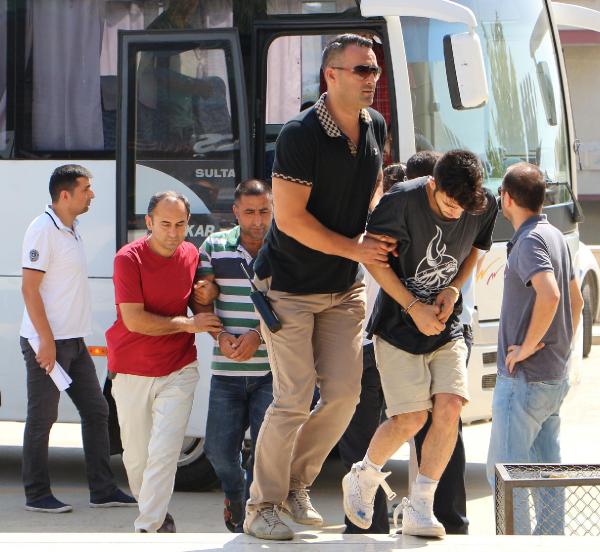 Alanya'da 16 şüpheli serbest