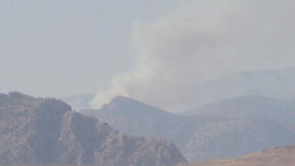 Kuzey Irak sınırında, Türkiye'ye geçmeye çalışan PKK'lılara bomba yağdı