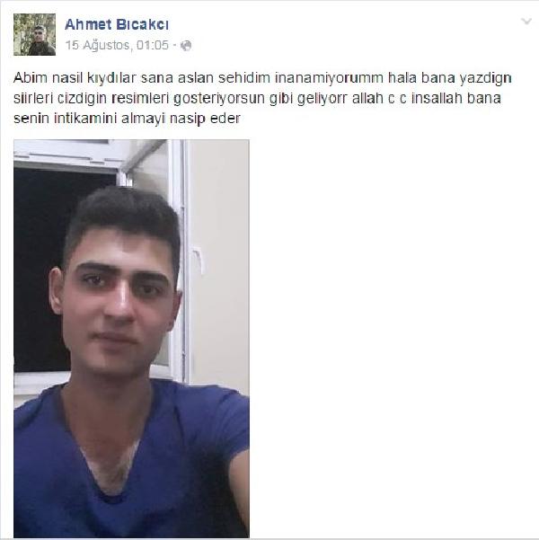 Andırın'da şehidin baba evine ateş düştü (2)