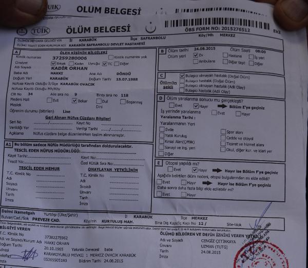 Karın ağrısı şikayetiyle gittiği hastanede öldü