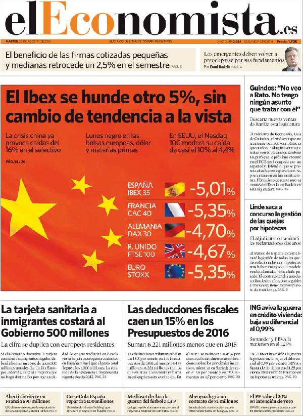İspanyol borsası bir günde 29 milyar 426 milyon Euro kaybetti