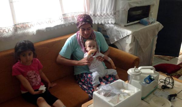 Ahmet bebek, elektrik kesildiğinde de nefes alabilecek