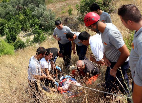Manzara fotoğrafı çekerken uçuruma yuvarlandı
