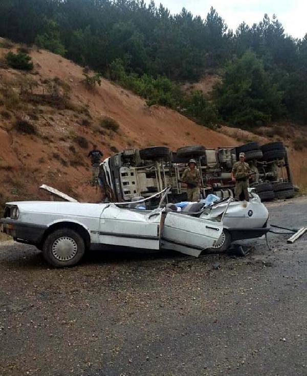 Tokat’ta trafik kazası: 1 ölü, 2 yaralı
