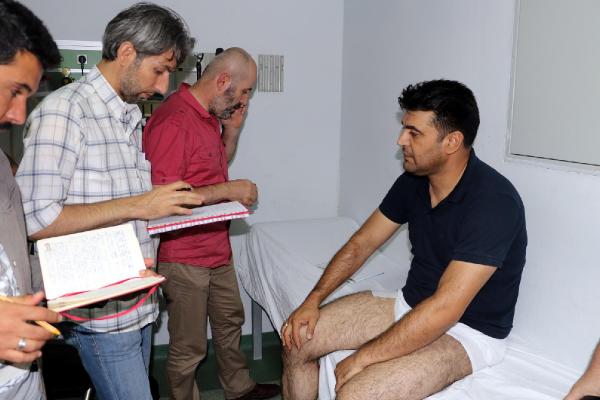 Özel harekat polisi kavgayı ayırırken vuruldu