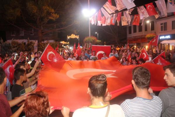 Şile'de terör protestosu