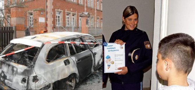 Alman polisinden Kenan’a ‘Süper Kahramanlık Sertifikası‘