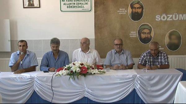 Köşk'teki toplantıya katılan alevi kanaat önderlerine kınama