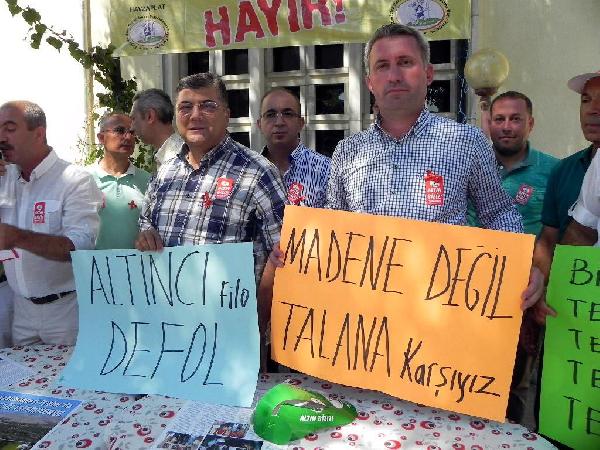 Ödemiş'ten "Altına Hayır" sesleri
