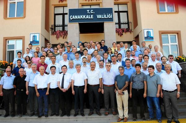 Çanakkale Valisi, veda etti