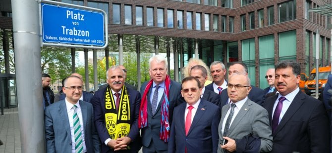 Dortmund'da Trabzon Meydanı açıldı