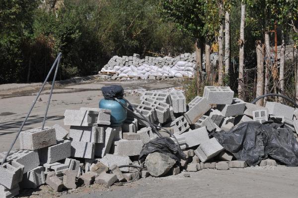 Hakkari'de tüplere bağlı düzenekler tedirginlik yarattı