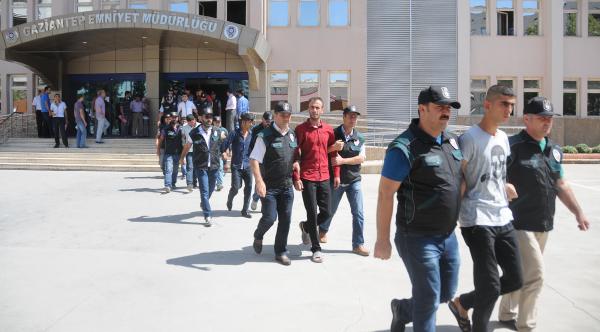Gaziantep'te 'torbacı' operasyonu: 9 gözaltı