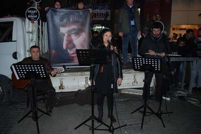 Hrant Dink'i ölümünün 8'inci yıldönümünde anıldı