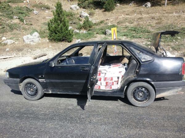 Andırın’da 6 bin paket kaçak sigara ele geçirildi