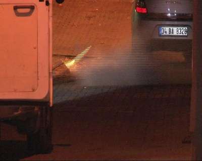 Şüpheli çantayı bomba imha robotu 'Kaplan' patlattı