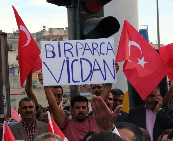 Şanlıurfa'da terör protestosu