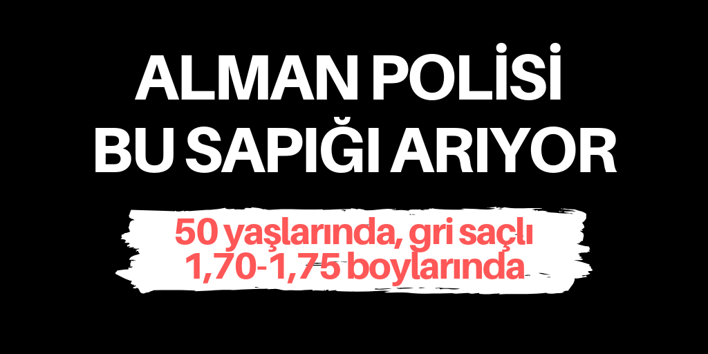Alman polisi bu ruh hastasını arıyor